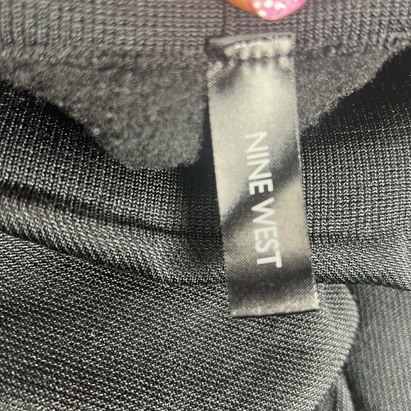 Nine West Fleece Lined Leggings Size S/M Black - Picture 2 of 9